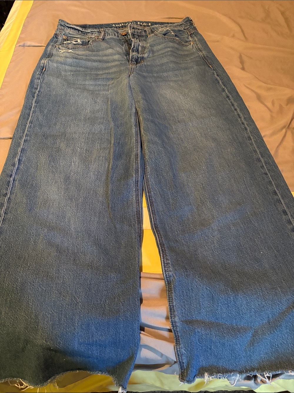 Wide Leg Women’s Jeans in Blue